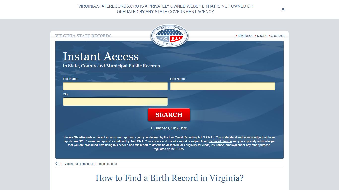 How to Find a Birth Record in Virginia? - State Records